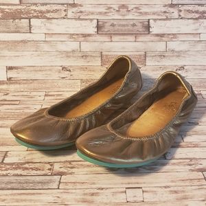 Tieks Bronze Patent Leather Flats